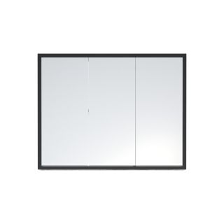 Зеркало-шкаф Corozo Айрон 90см антик/чёрный SD-00000282